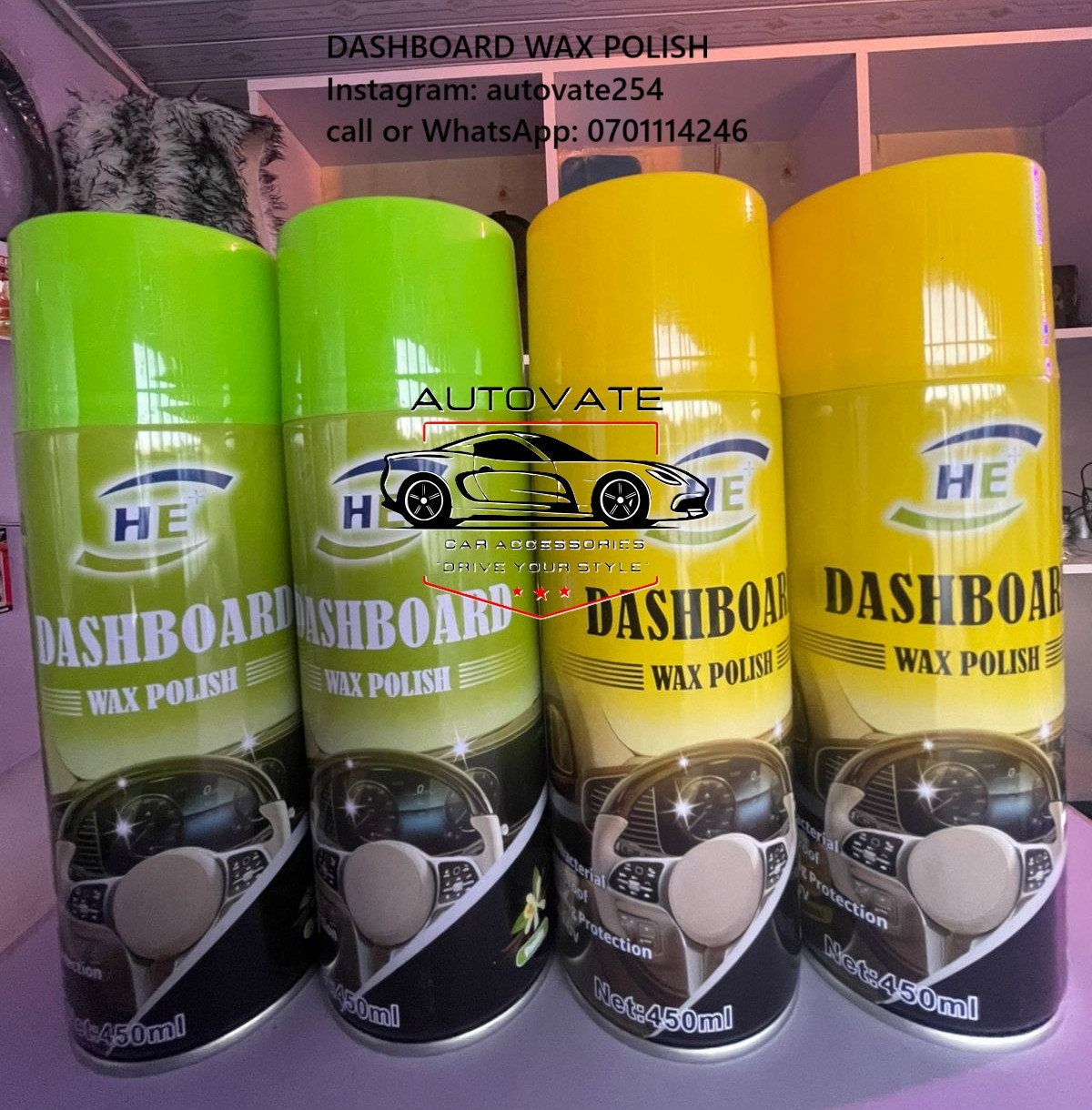 HE Dashboard Polish 450ml